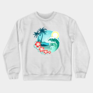 Hawaiian Island 2 Crewneck Sweatshirt